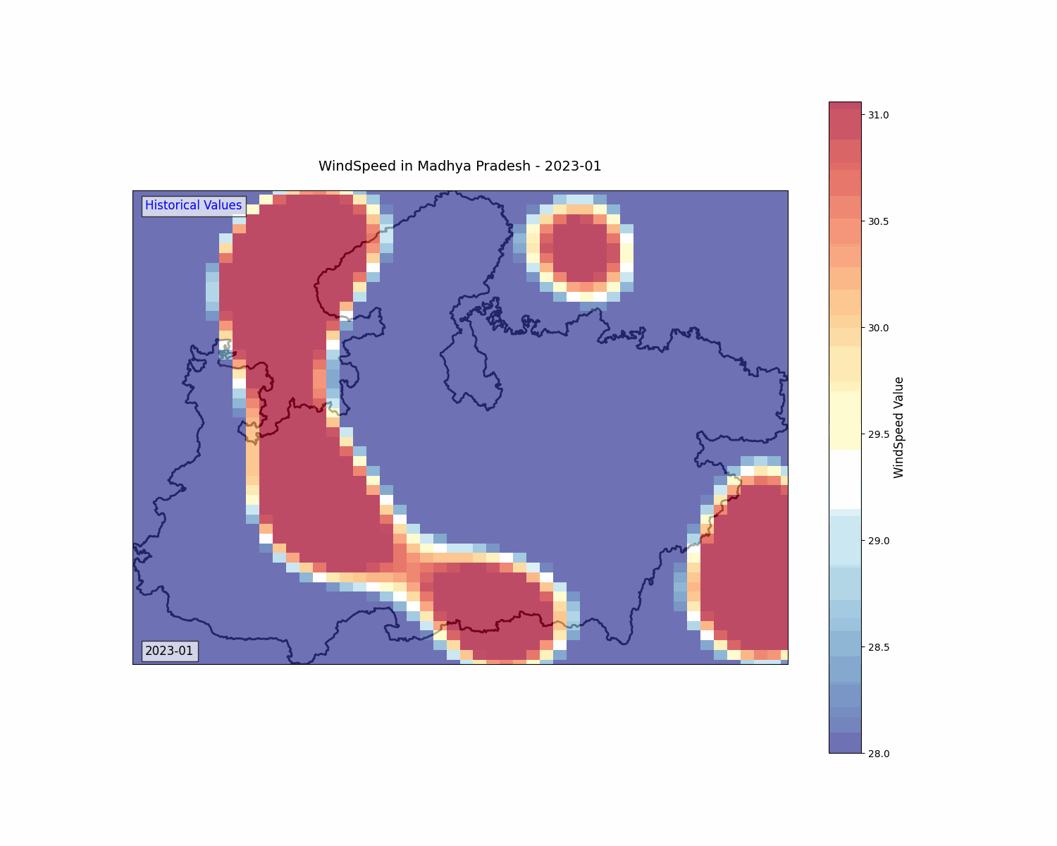 Wind Speed Map